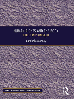 cover image of Human Rights and the Body